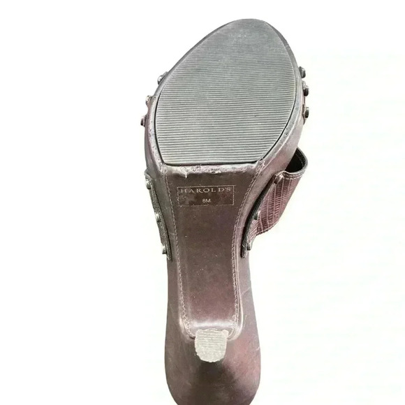 Harold’s 100% Leather kitten heel new brown - Picture 4 of 6